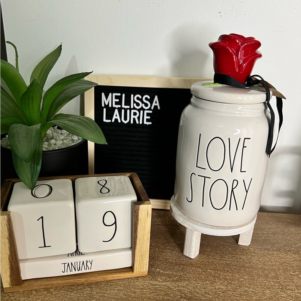 Rae Dunn Disney Collection | Love Story Canister Beauty and The Beast